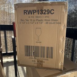 NEW Commercial Polycarbonate Wine Glasses – 48 Count – Bar/Restaurant Grade