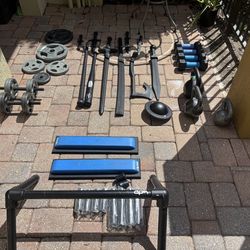 Training Gear Bundle – Training Swords, Axe, Kettlebells, Weights & More