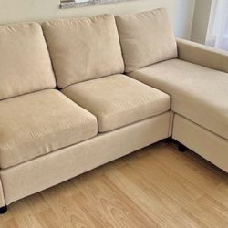 Couch with a chaise, Sofa 