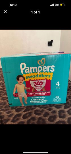 pampers swaddlers size 4 count 56