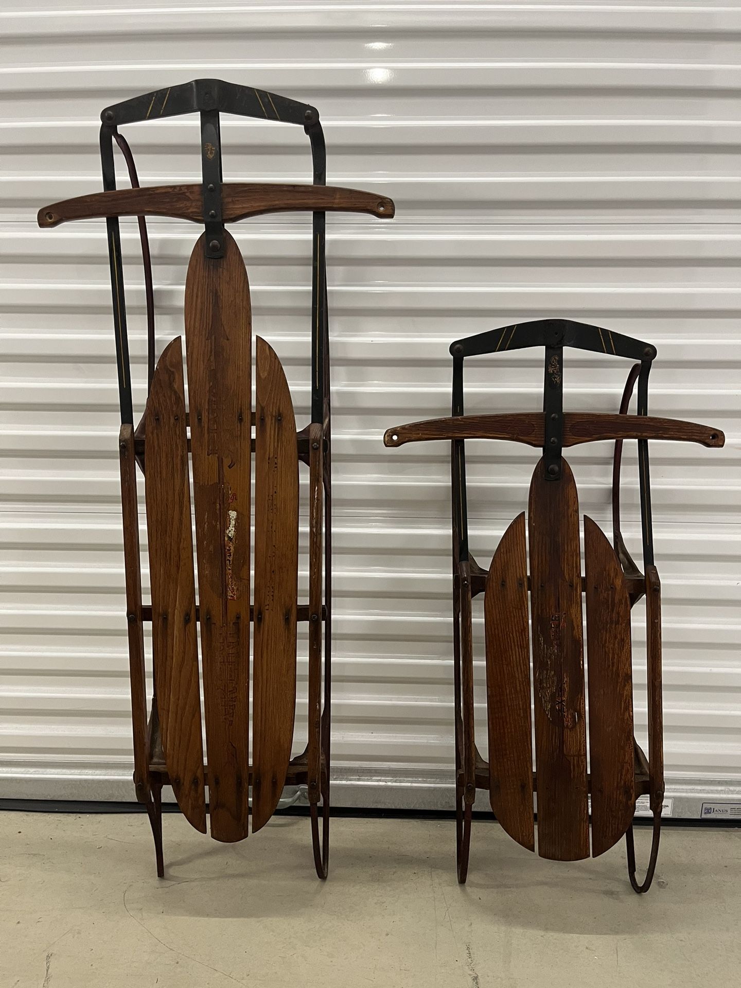 “Flexible Flyer Airline, Junior, NO. 51.” And “ Flexible Flyer Airline Ace NO. 37.”