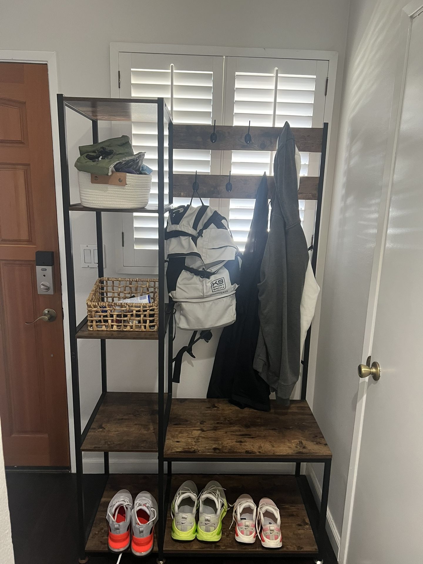 Storage Bench And Shoe Rack