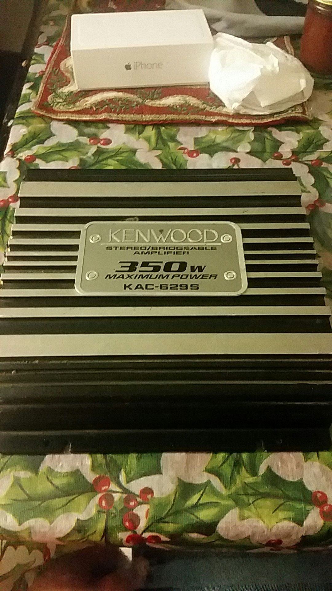 Kenwood Amplifier 350w/bridgeable