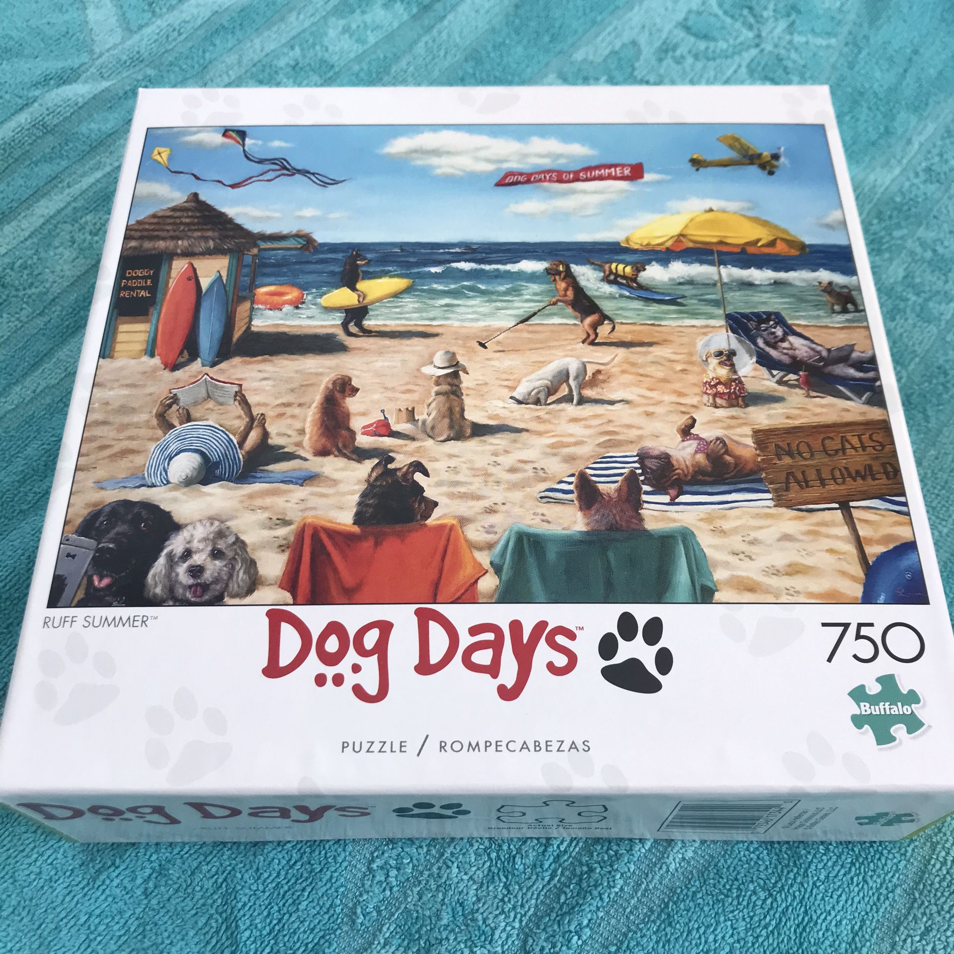 NEW!!! 750 Piece Puzzle DOG DAYS “RUFF SUMMER“