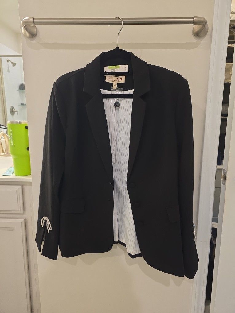 Dolan Blazer Black With Bows L