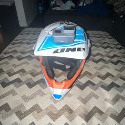 Dirt Bike Helmet And GoPro And PC