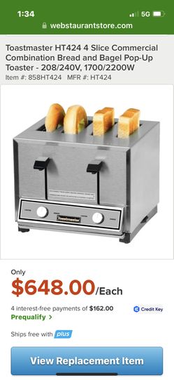 Toastmaster Bagel shop Toaster