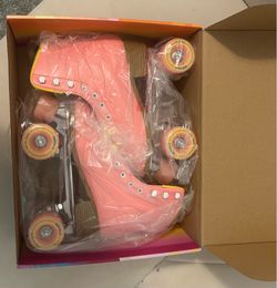 Impala Rollerskates, US women’s size 8, pink/yellow