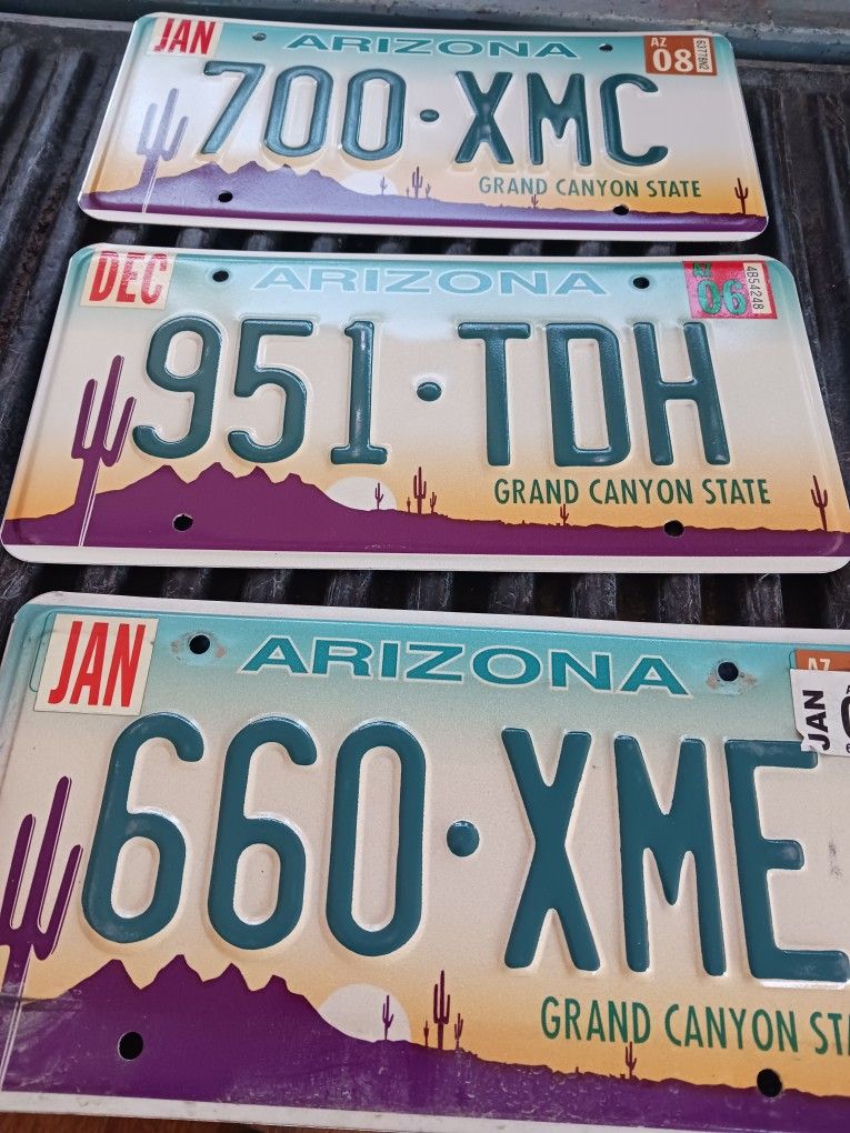 Retired Decorative License Plates