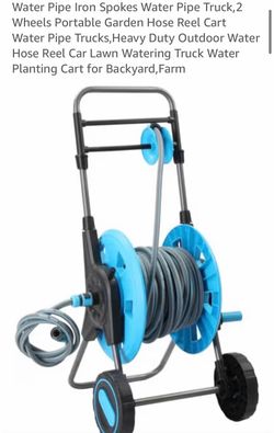 Water pipe truck portable garden hose