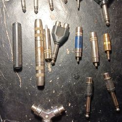 1950's Guitar/Mic/Amplifier Adapters/Connectors/Hooups.