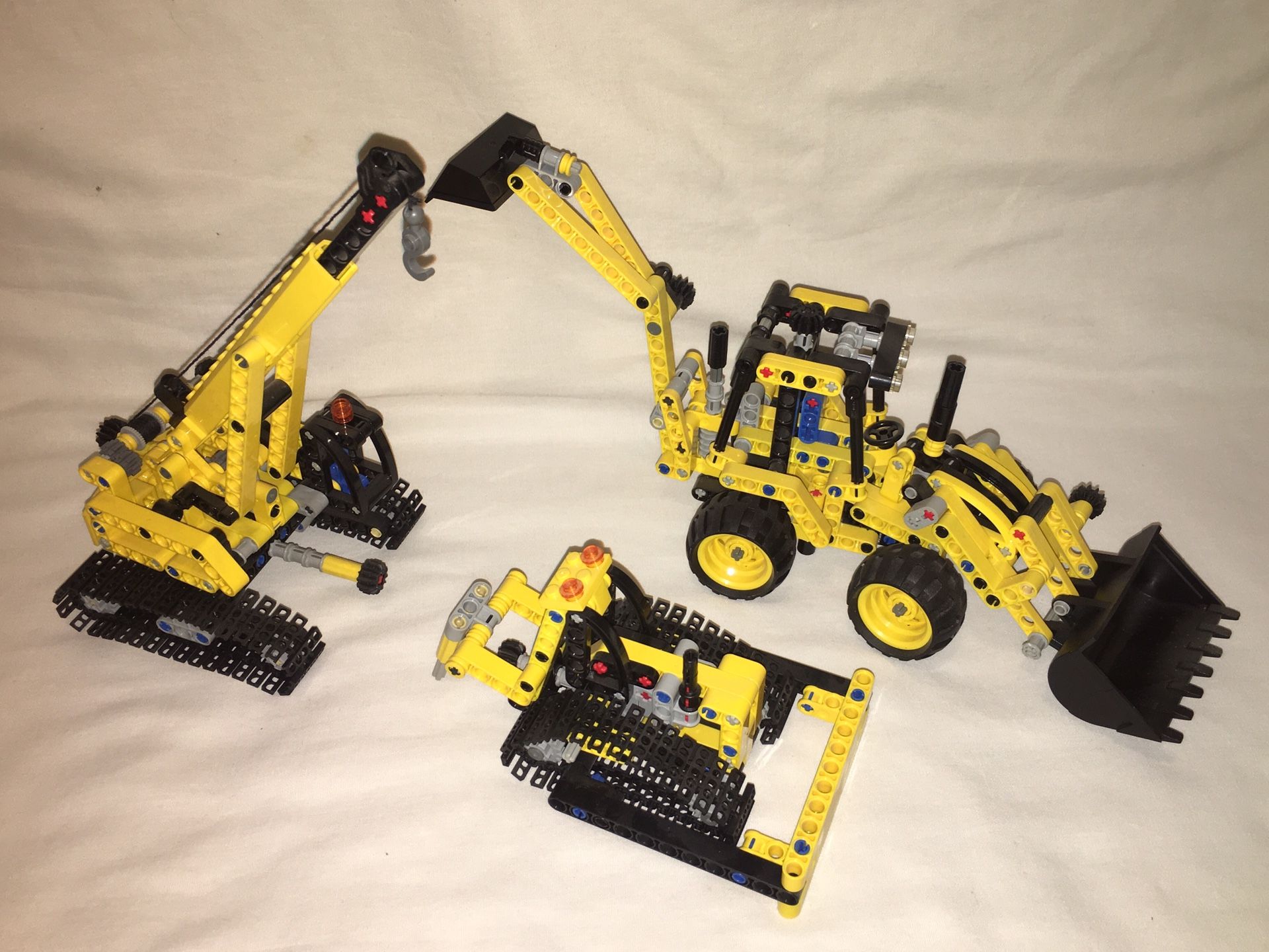 Lot LEGO TECHNIC 9391 42004 CONTRUCTION MINI BULLDOZER CRANE