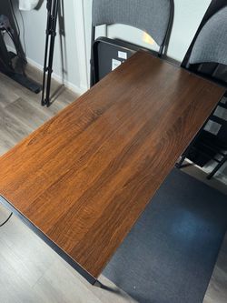 Brown small table (only table)