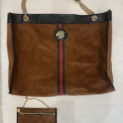 Gucci Suede Rajah Extra Large Tote