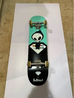 Rare Blind x Diamond Supply Co Tiffany Reaper Complete Skateboard Deck Supreme DGK