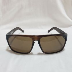 Carve Vendetta POLARIZED Sunglasses Brown Streak Frame Brown Lens w/ Bag