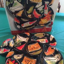 Two Piece Sectional Server With Lid