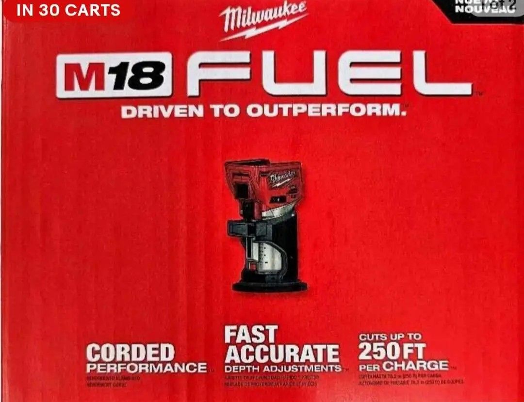 Milwaukee Compact Router M18 Fuel