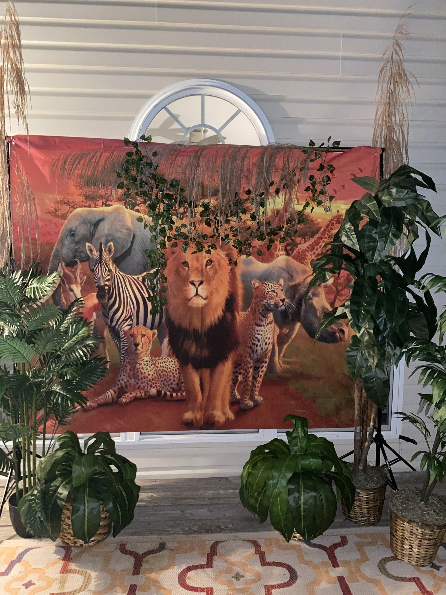 Safari Animal Backdrop