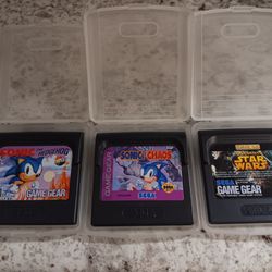Star Wars, Sonic & Sonic Chaos Game Gear Bundle