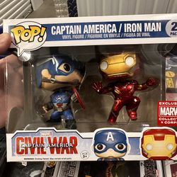 Captain America & Iron Man Funko Pop