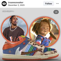 Only 1000 Pairs Made Of The Travis/Chucky