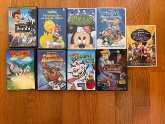 Lot of 9 Children’s Disney and Dreamworks DVD’s