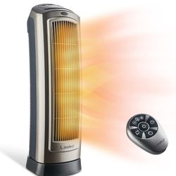 Lasko Oscillating Digital Ceramic Tower Heater for Home with Adjustable Thermostat 