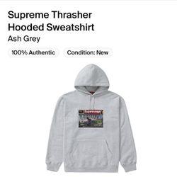 Supreme Thrasher Hoodie Ash Gray Size XL for Sale in Kissimmee