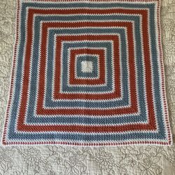 Newly Hand-Crocheted Baby Afghan
