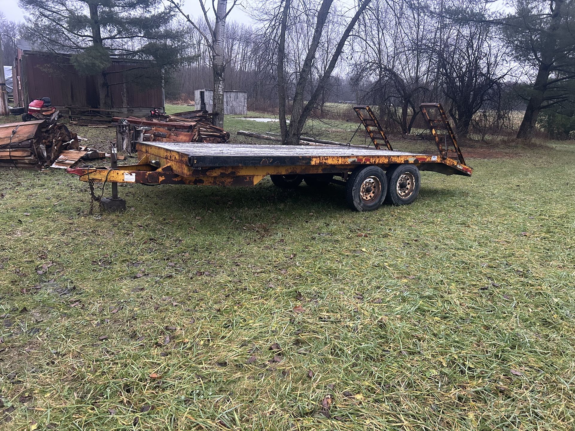12k Heavy Equipment Trailer