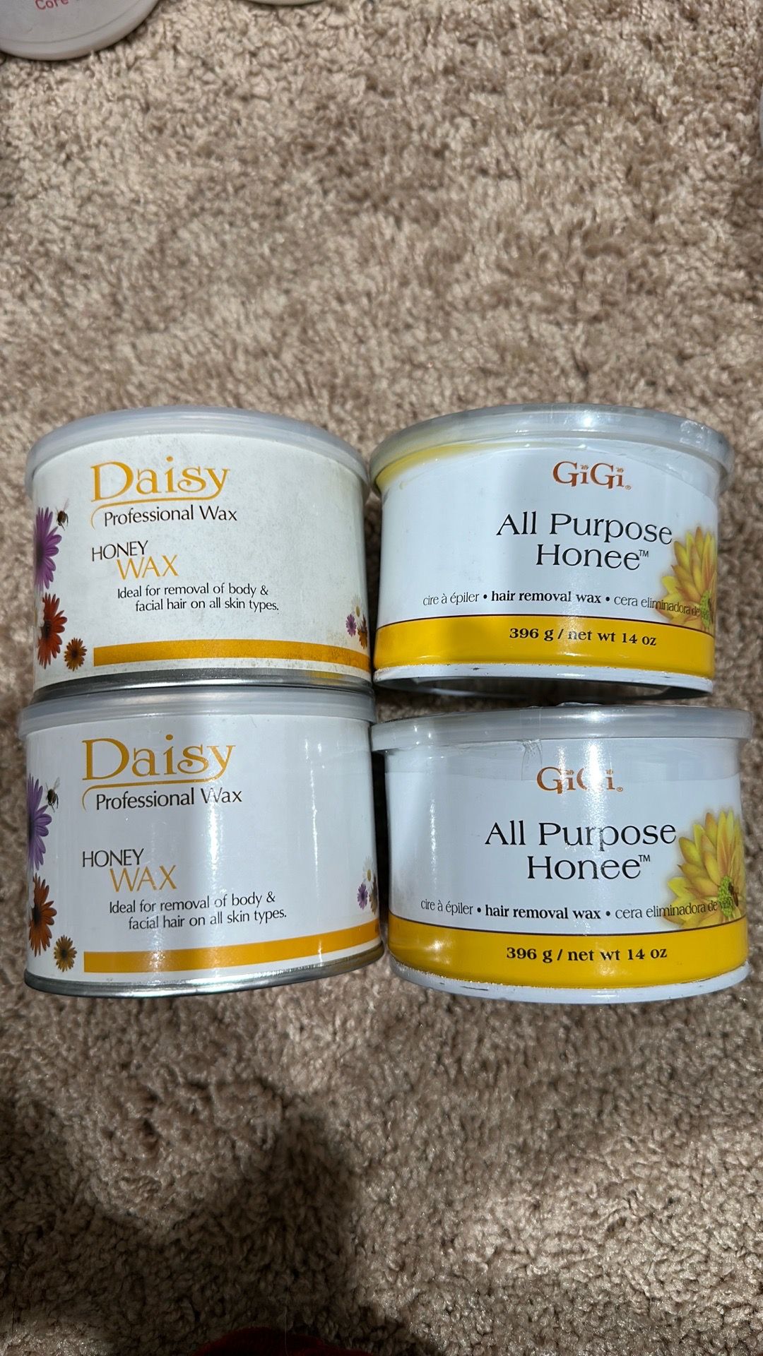 Hair removal wax