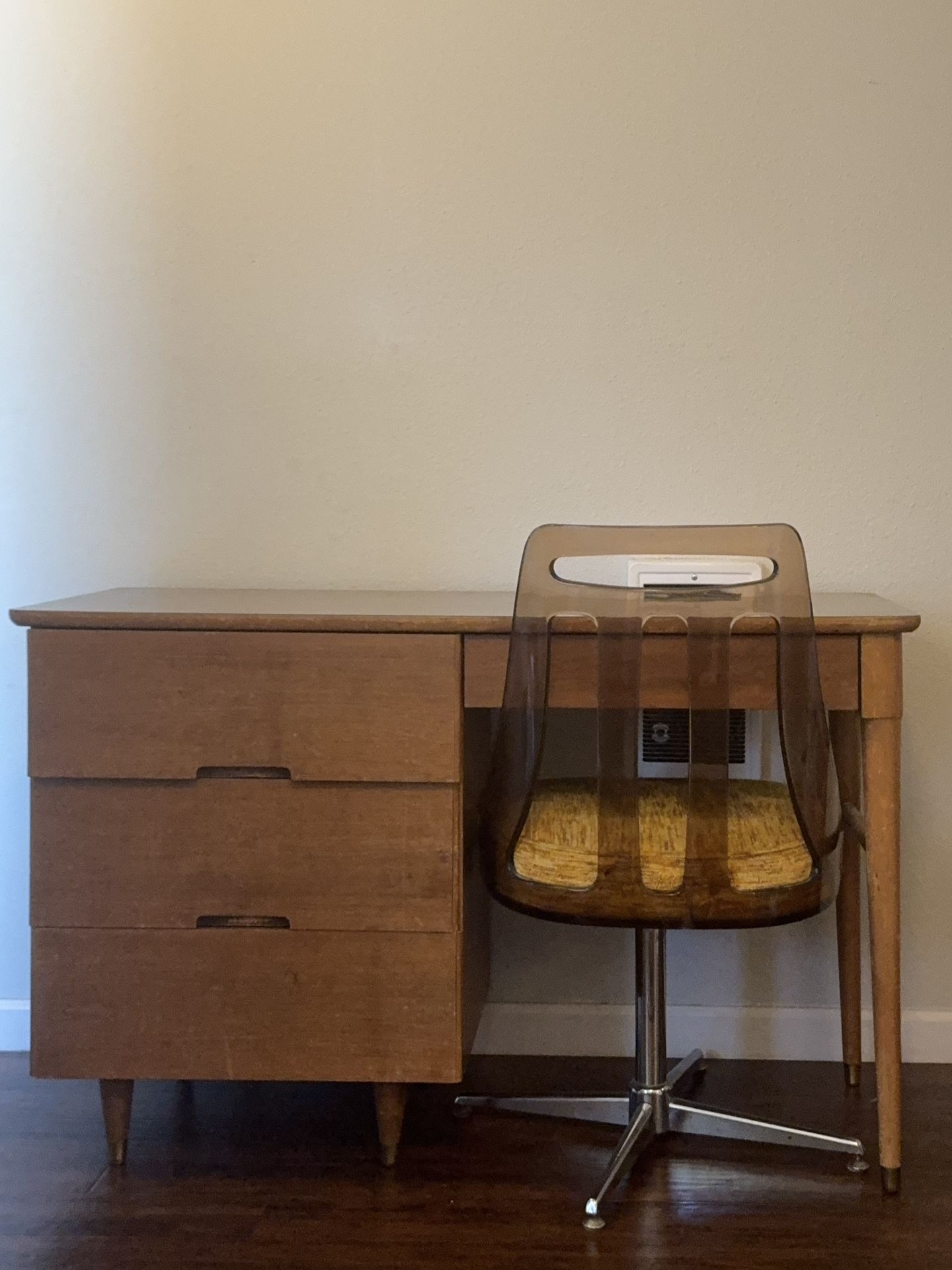 vintage desk and chair set 