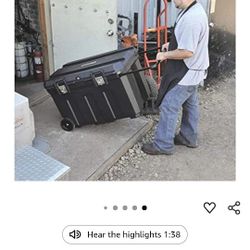 Very Strong  Storage With Wheels Over 50 Pounds Capacity 