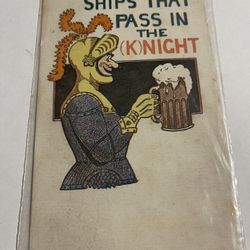1909 Ships That Pass In The Night Postcard