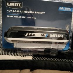 Hart 40 V Lithium -ion Battery 