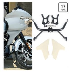 Side Fairing Panel Support Bracket Kits for Harley, new