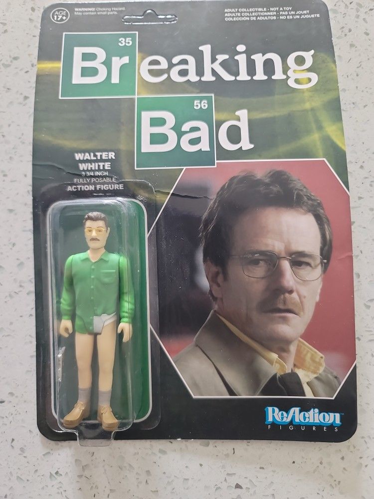 Breaking Bad Walter White Action Figure 3 3/4 Inch