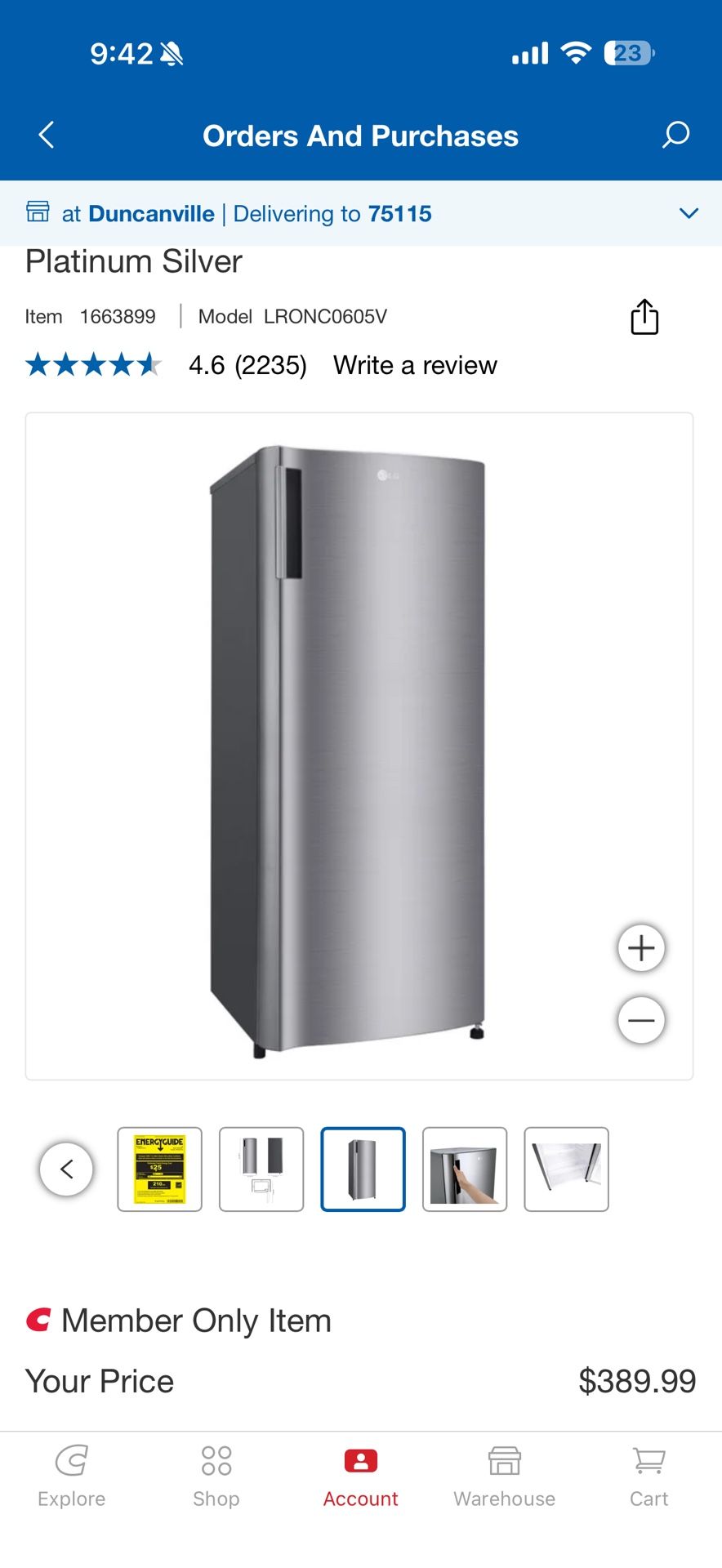 LG Fridge Mini