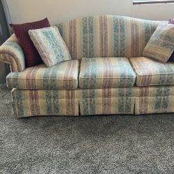 Couch , Chair ,And Pillows Included