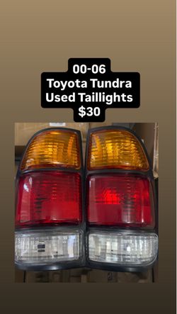 00-06 Toyota Tundra Used Taillights