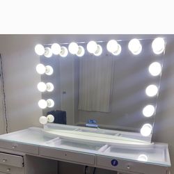 Impressions vanity mirror and three drawers