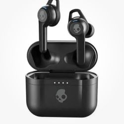 Skullcandy True Freedom Indy Fuel Wireless Charging Earbud Headphones Like New