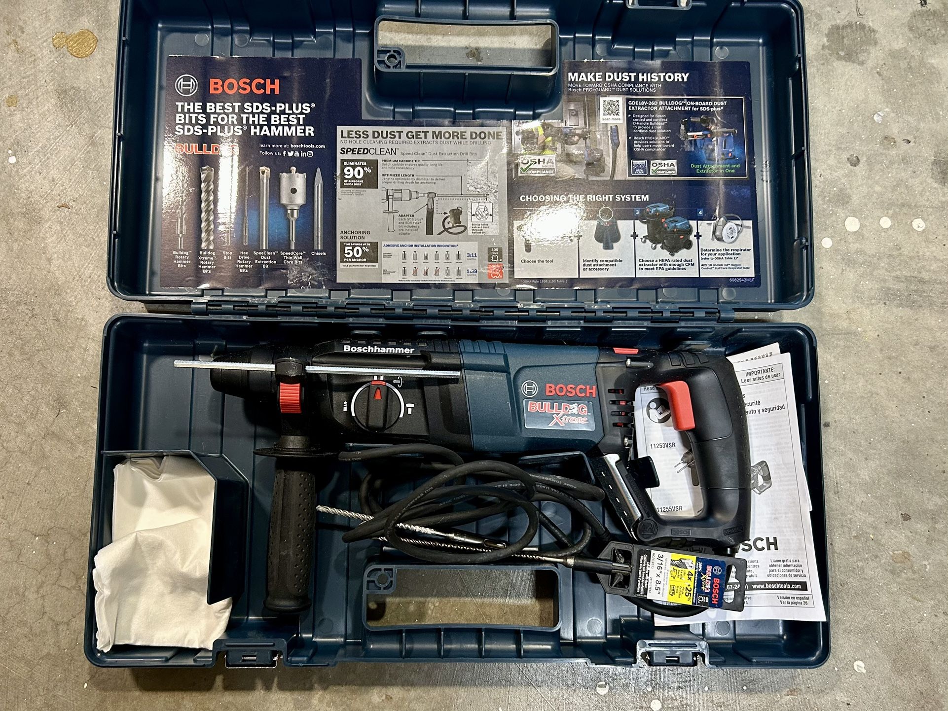 BOSCH Bulldog Xtreme Rotohammer Like New