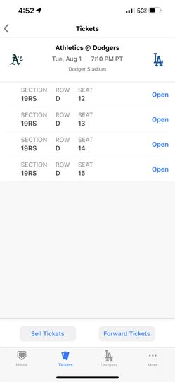 Dodgers Tickets