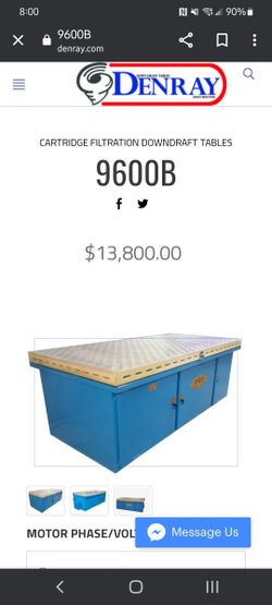 Sanding Downdraft Table