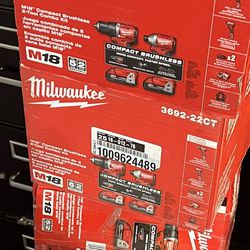 Milwaukee Brashless Drills Kit 