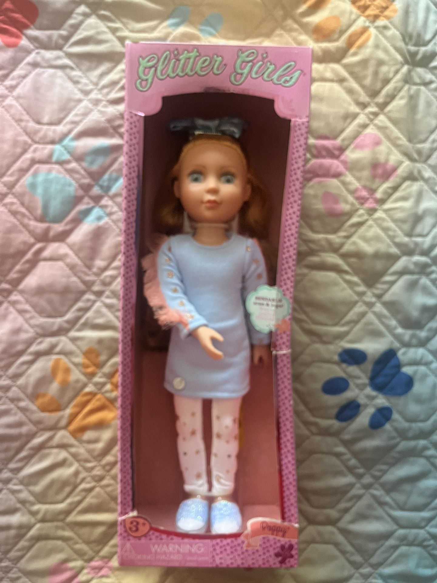 NEW SEALED Glitter Girls Poppy Doll Blonde Blue Eyes EXTREMELY RARE IN USA