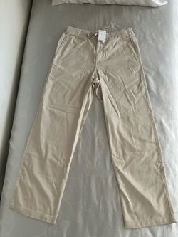 H&M Beige Drawstring Wide-Leg Pants with Tags