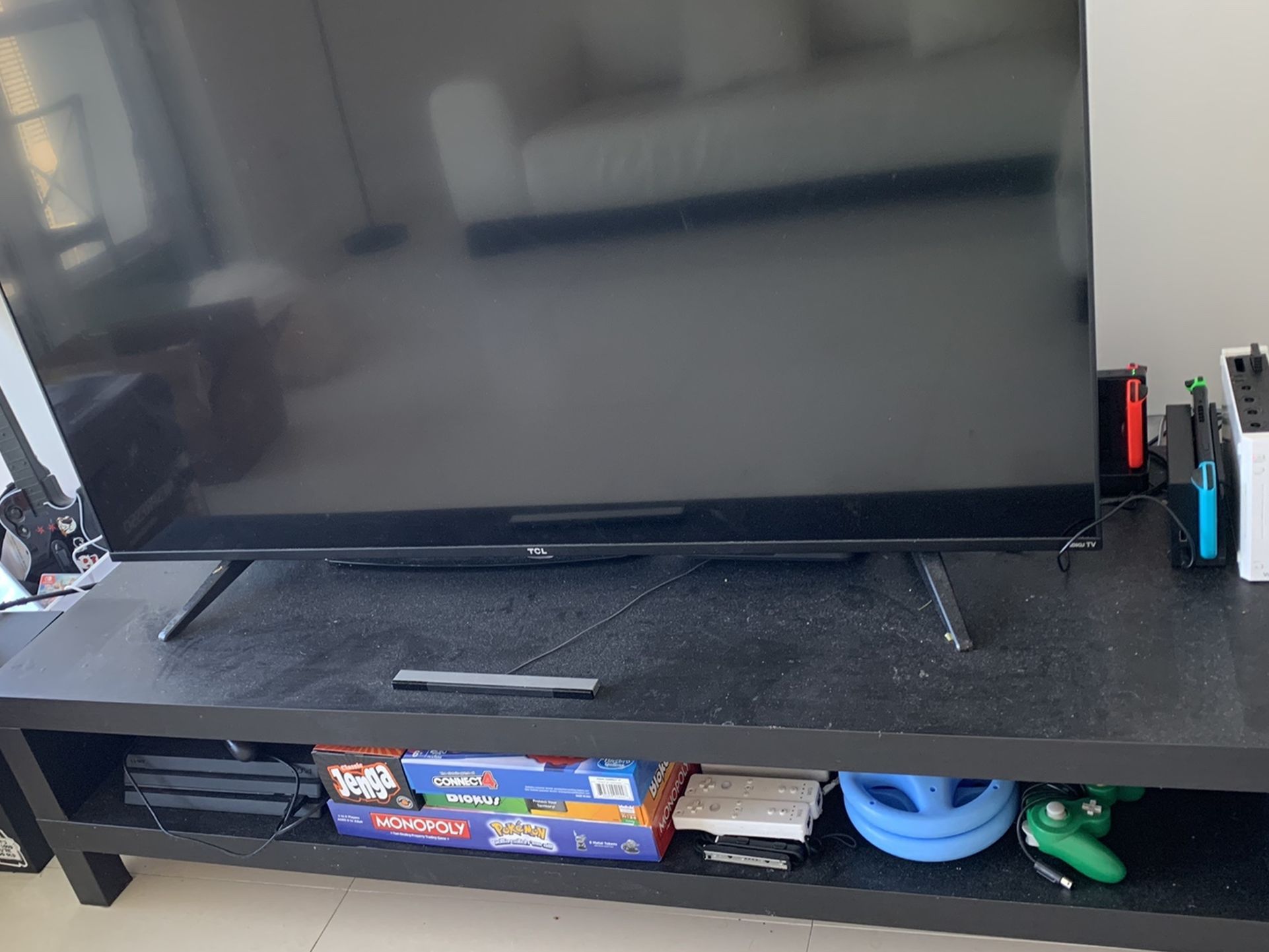 55” SMART TV AND STAND